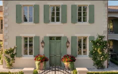 Rénovation de façade en mâchefer après travaux